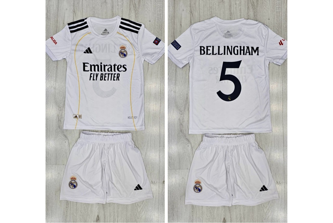 8364 Детски футболен комплект Real Madrid BELLINGHAM 5